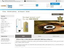 Tablet Screenshot of cws-boco-shop.cz